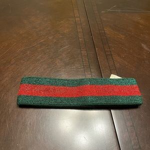 New Gucci Headband Red Green Size M